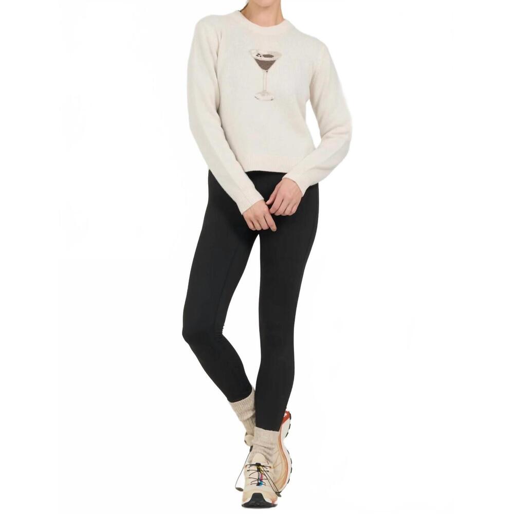 NEW ONE GREY DAY martini time sweater in ivory